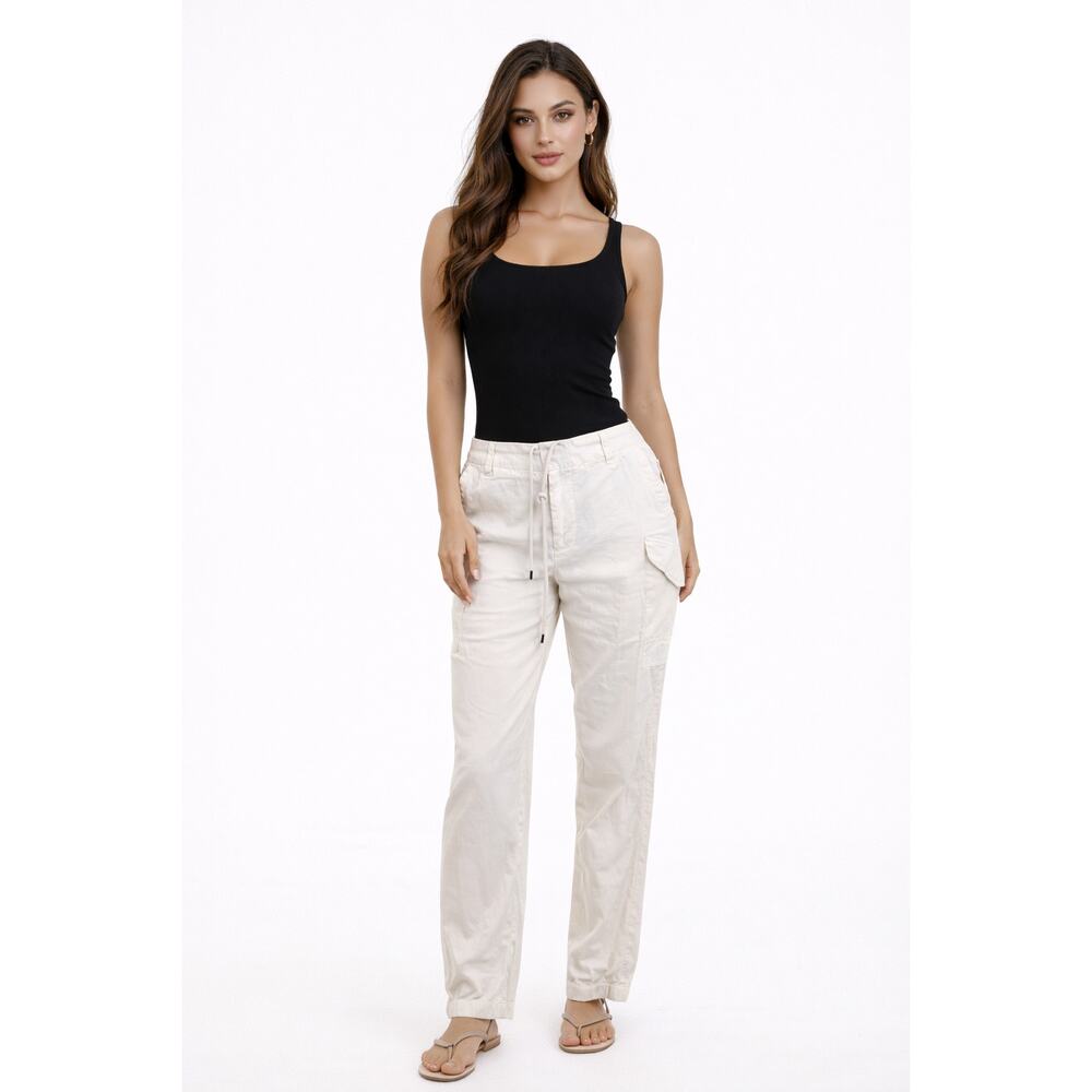 James Perse Women's White Cargo Pants Size 30